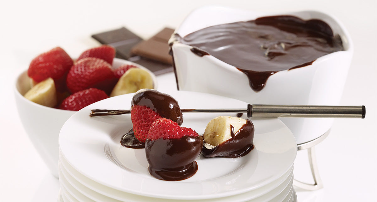 Chocolate Dipped Strawberries with Chocolate Fondue Recipe