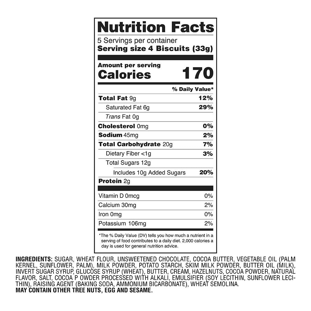 Assorted Chocolate Biscuit Gift Box, 20 pc.