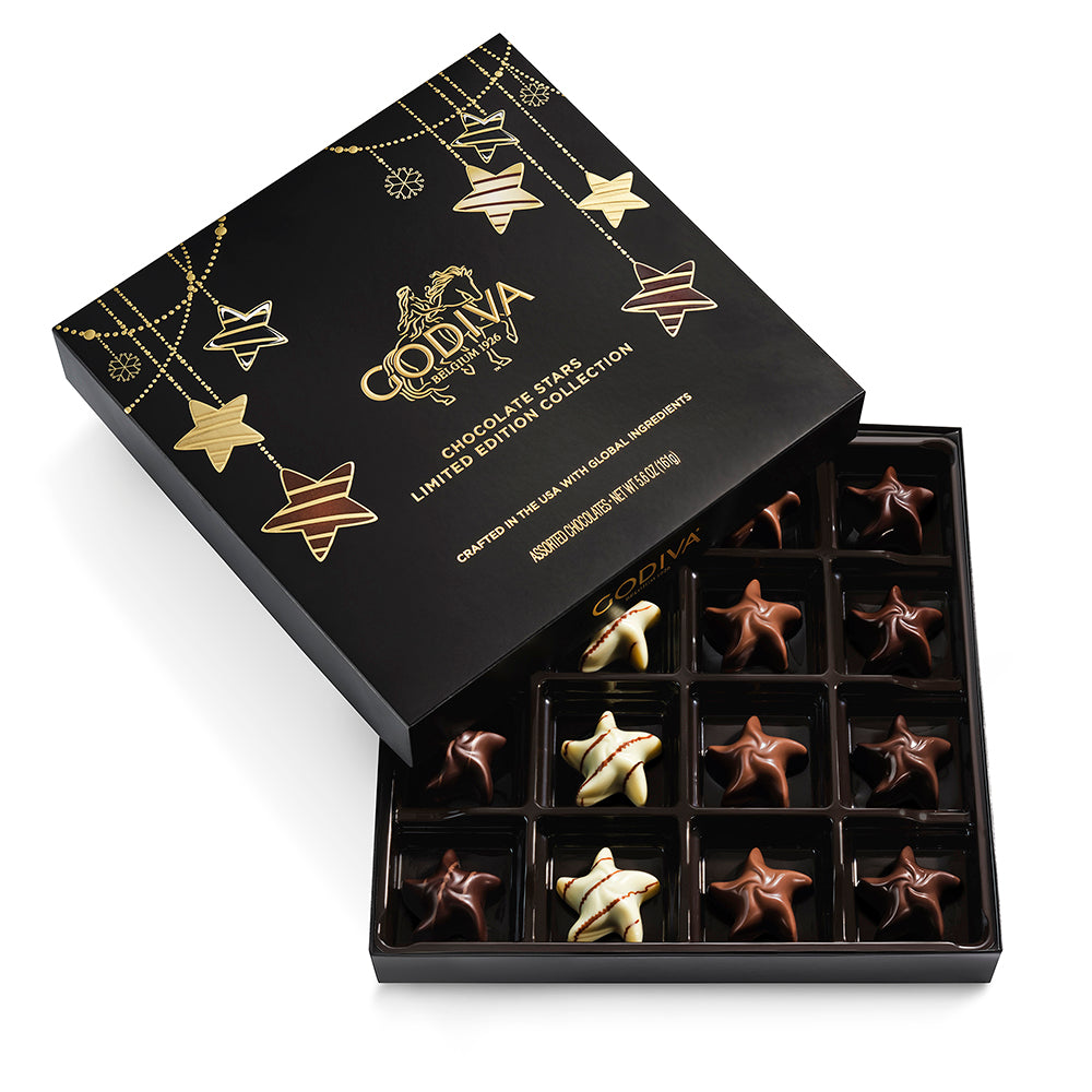 Assorted Holiday Stars Gift Box, 16pc.