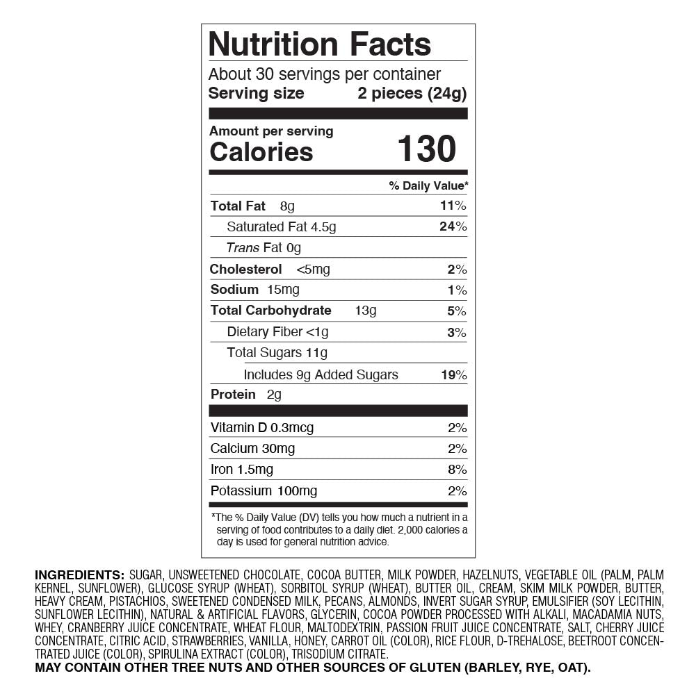 Assorted Chocolate Gold Gift Box, Red Ribbon, 60pc.