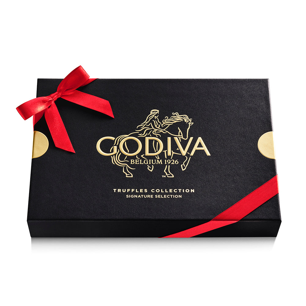 Signature Truffles Gift Box, Red Ribbon, 15pc.