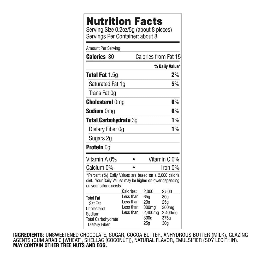 Dark Chocolate Pearls, Set of 18