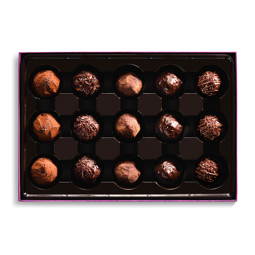 Dark Chocolate Truffles Gift Box, 15pc.