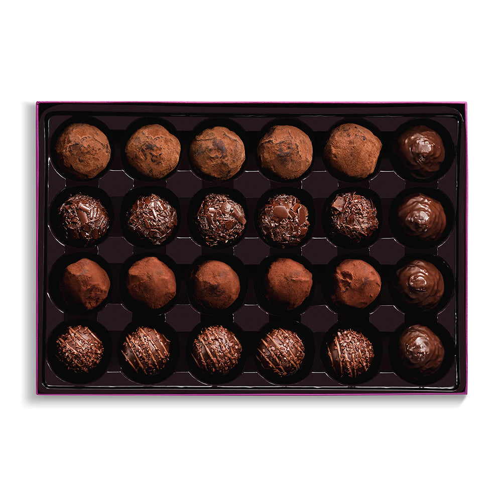 Dark Chocolate Truffles Gift Box, 24pc.