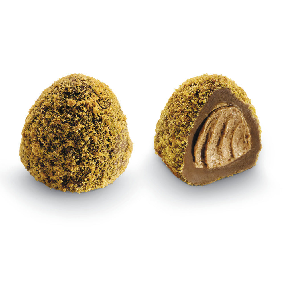 Two Godiva chocolates on a white background