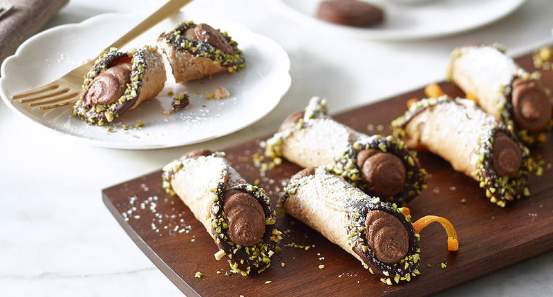 Mini Chocolate Cannoli
