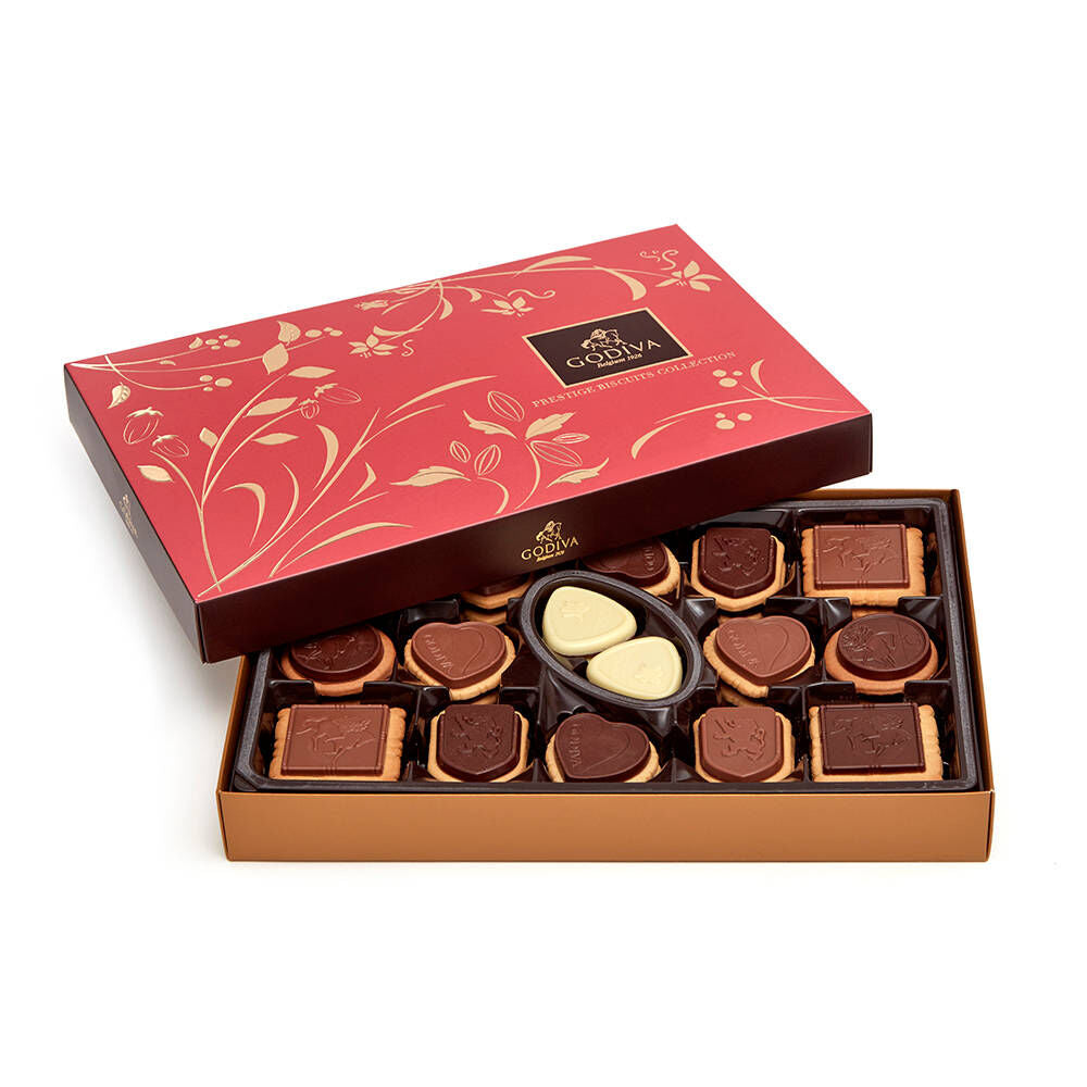 Assorted Chocolate Biscuit Gift Box, 32 pc.
