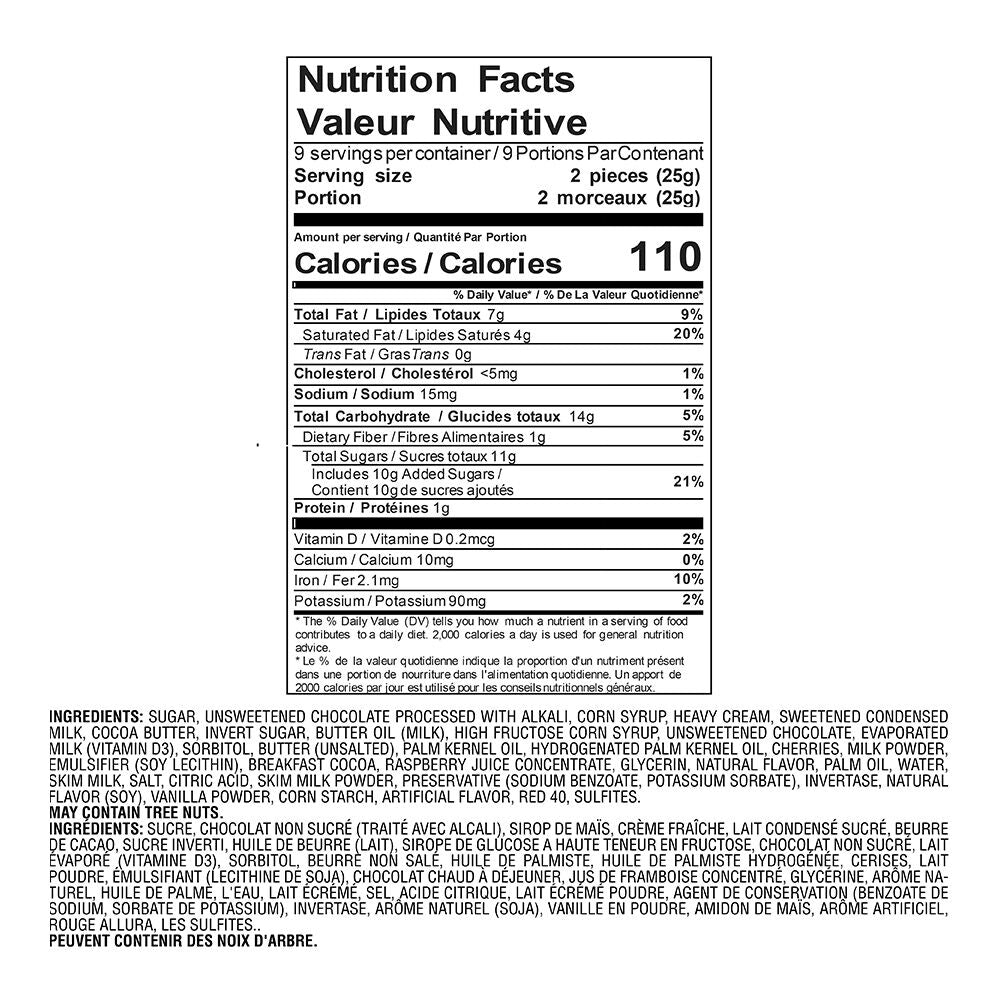 Dark Chocolate Gift Box, Gold Ribbon, 18 pc.