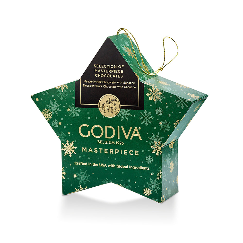 Assorted Chocolate Masterpiece Star Ornament, 7pc.