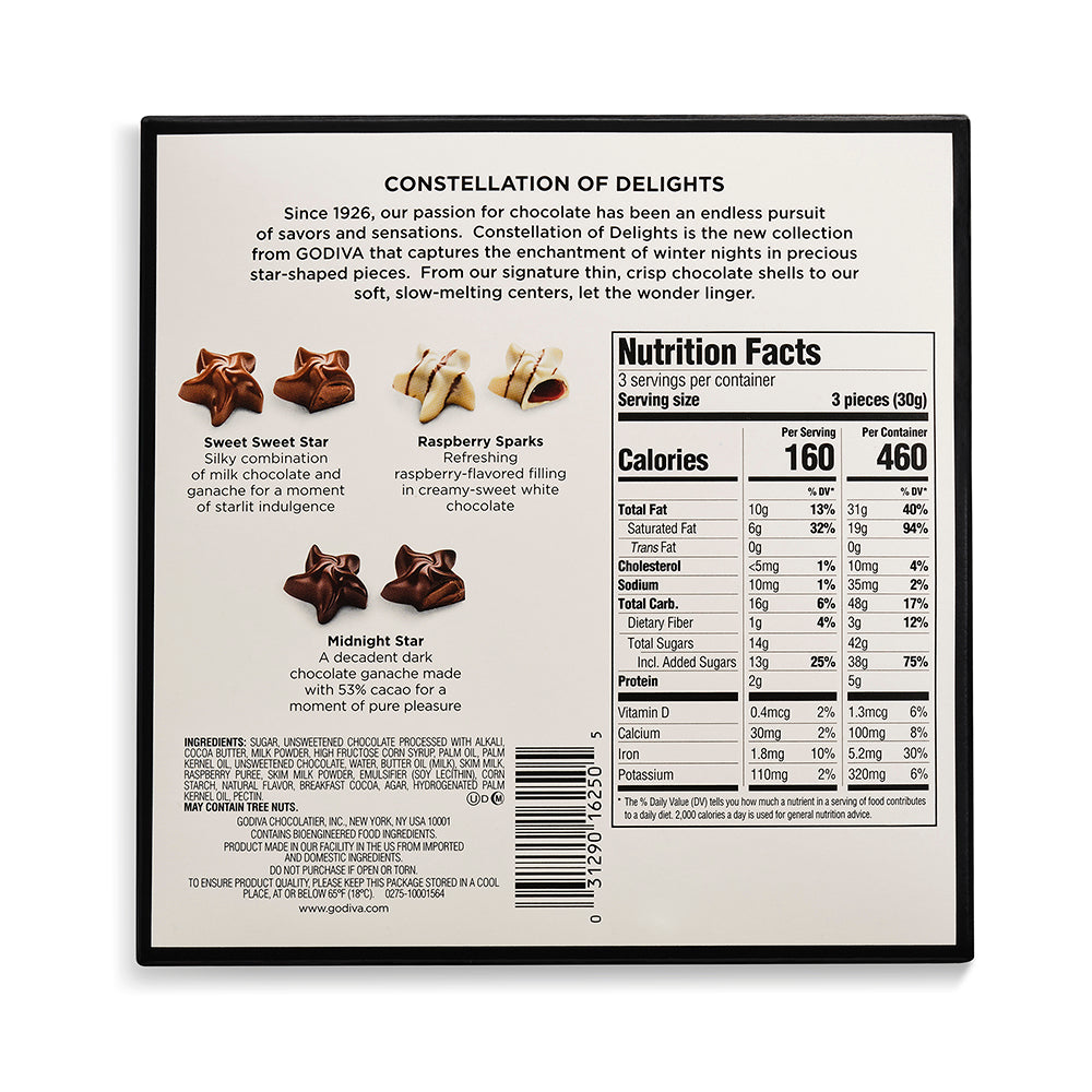 Assorted Holiday Stars Gift Box, 9pc.