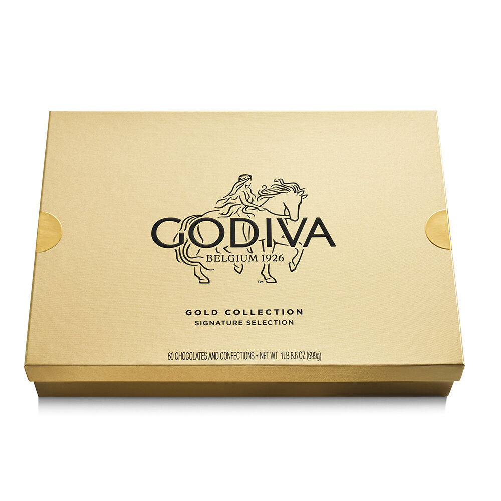 Assorted Chocolate Gold Gift Box, 60pc.