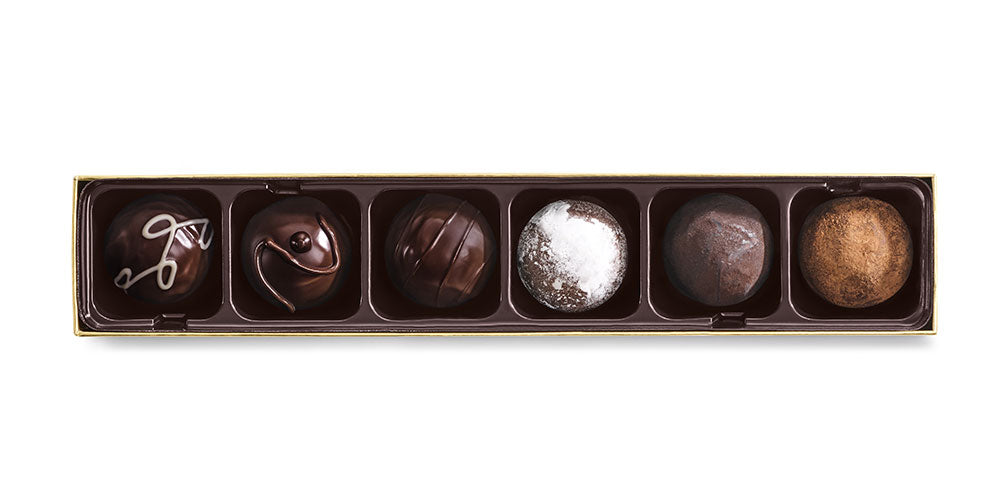Dark Decadence Truffle Flight, 6 pc.