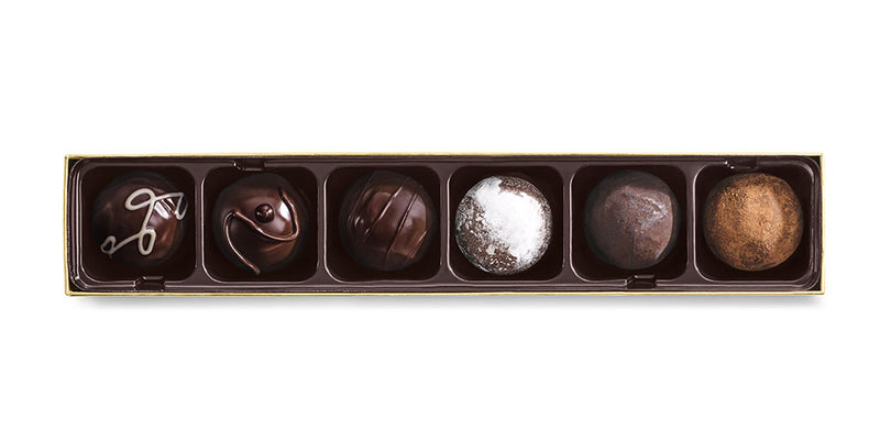 Dark Decadence Truffle Flight, 6 pc.