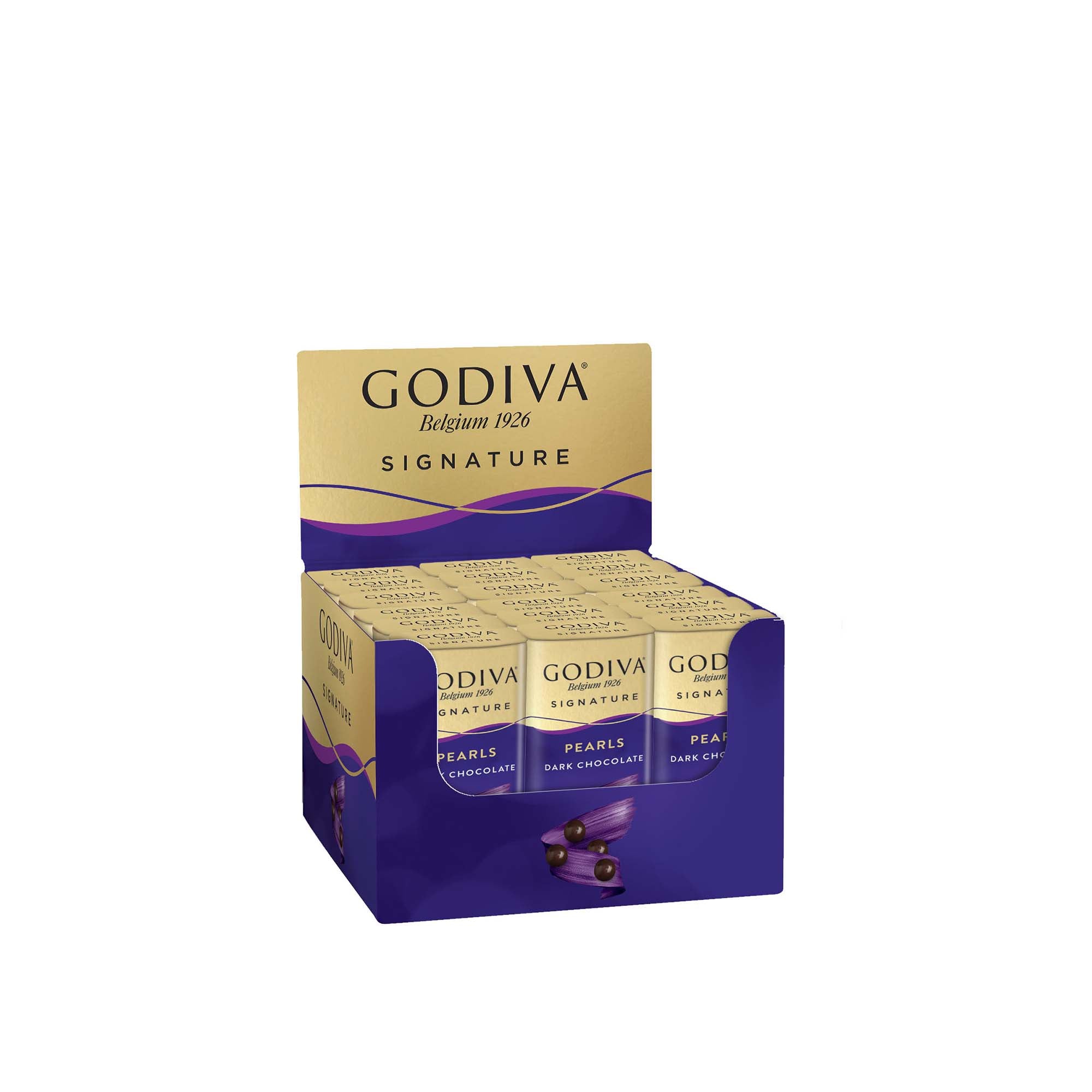 Dark Chocolate Pearls, Set of 18