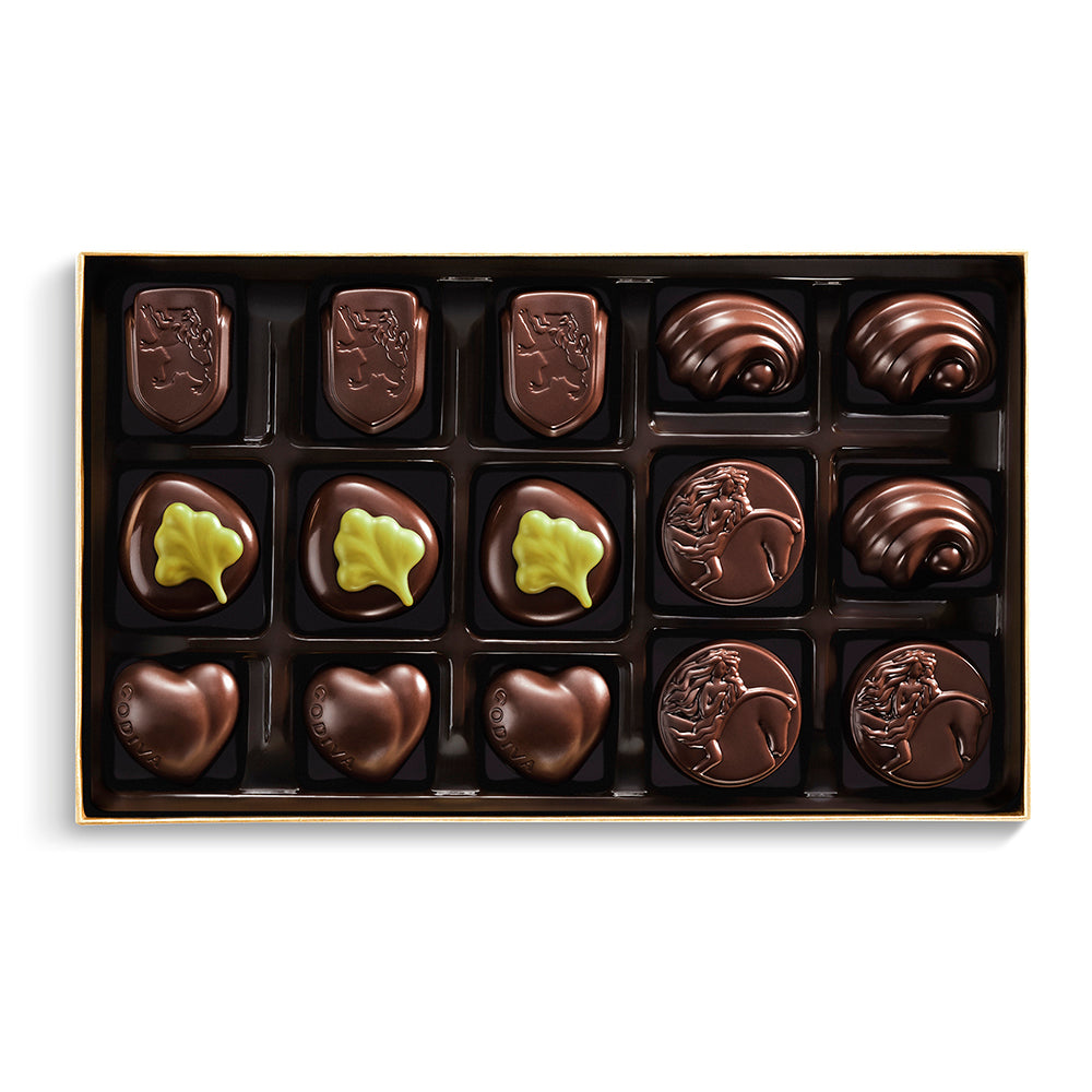 Dark Chocolate Gold Gift Box, 15pc.