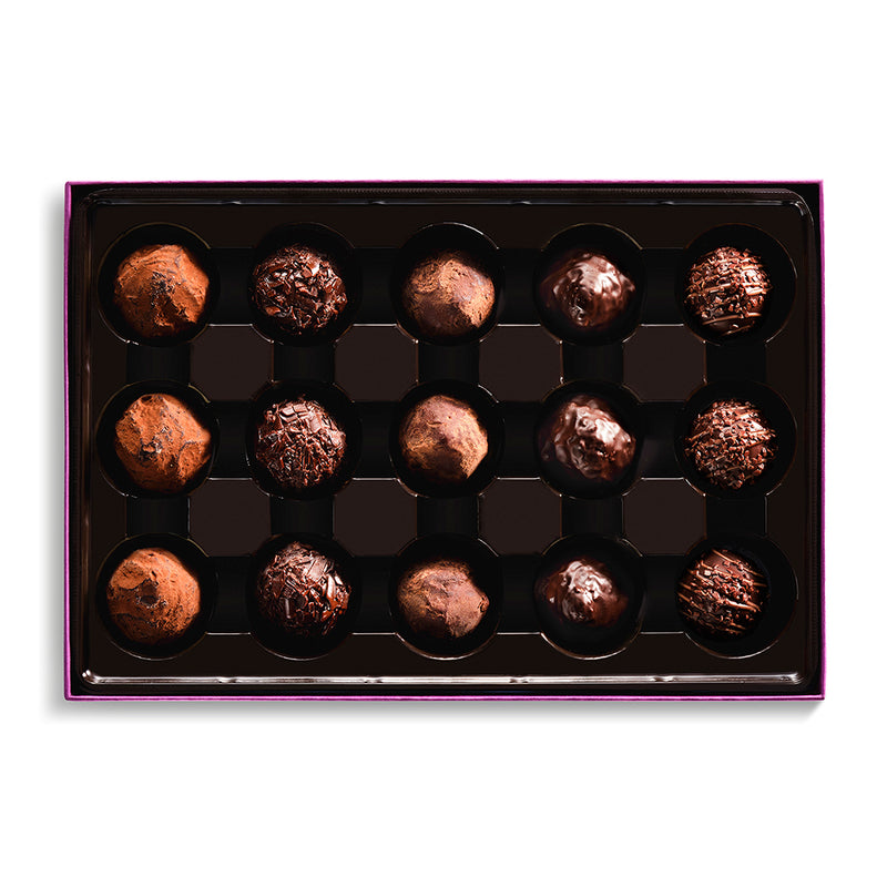 Dark Chocolate Truffles Gift Box, 15pc.