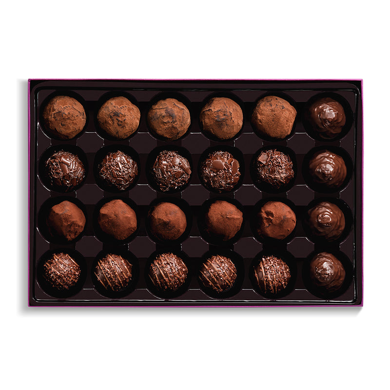 Dark Chocolate Truffles Gift Box, 24pc.