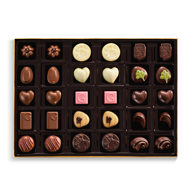 Assorted Chocolate Gold Gift Box, 30pc.